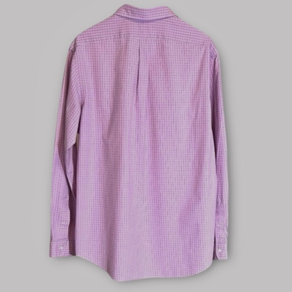 Polo Ralph Lauren Men’s XL Pink Blue Plaid Button-Down | Custom Fit - Picture 4 of 5